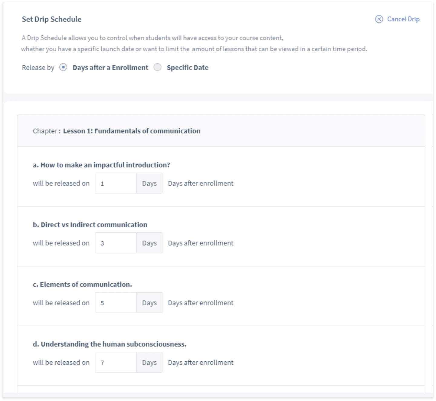 Automate the learning schedule with TrainerCentral